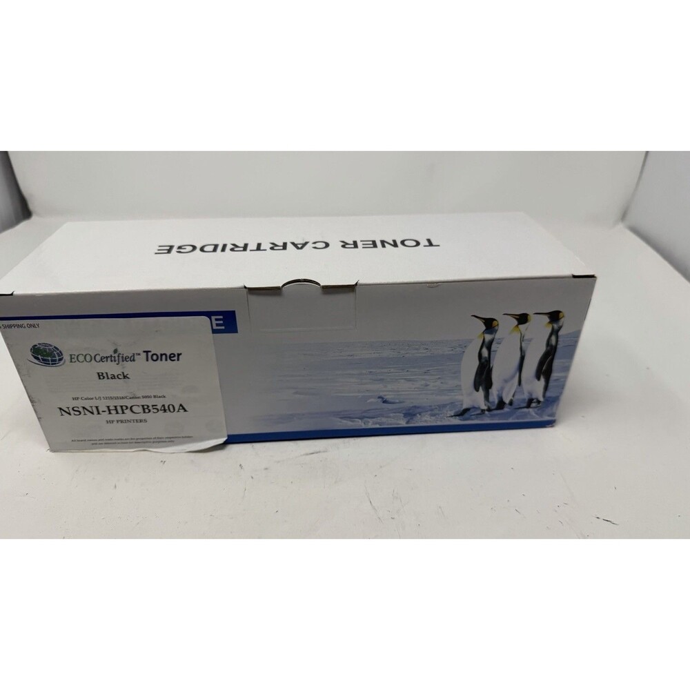 Aftermarket HP 125A LaserJet Black Toner Cartridge (CB540A)